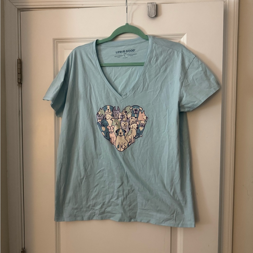 Life Is Good t-shirt size L